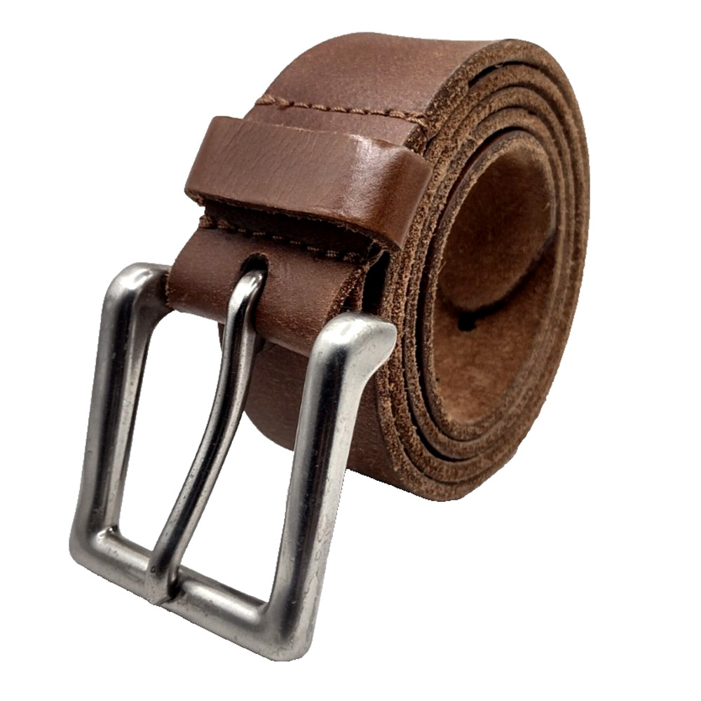 Casual Custom Belts for Mens Belt Genuine 100% Leather Brown Belt Size 38 -B2